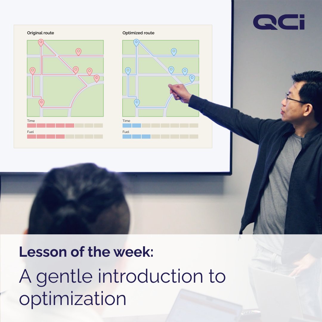 💡#LessonOfTheWeek: QCi invites you to delve into its latest tutorial, which provides a high-level introduction to the concept of optimization, and how optimization problems can be mapped to QCi’s Dirac-3 system.

Read the full lesson 👉 bit.ly/3UpmpZu