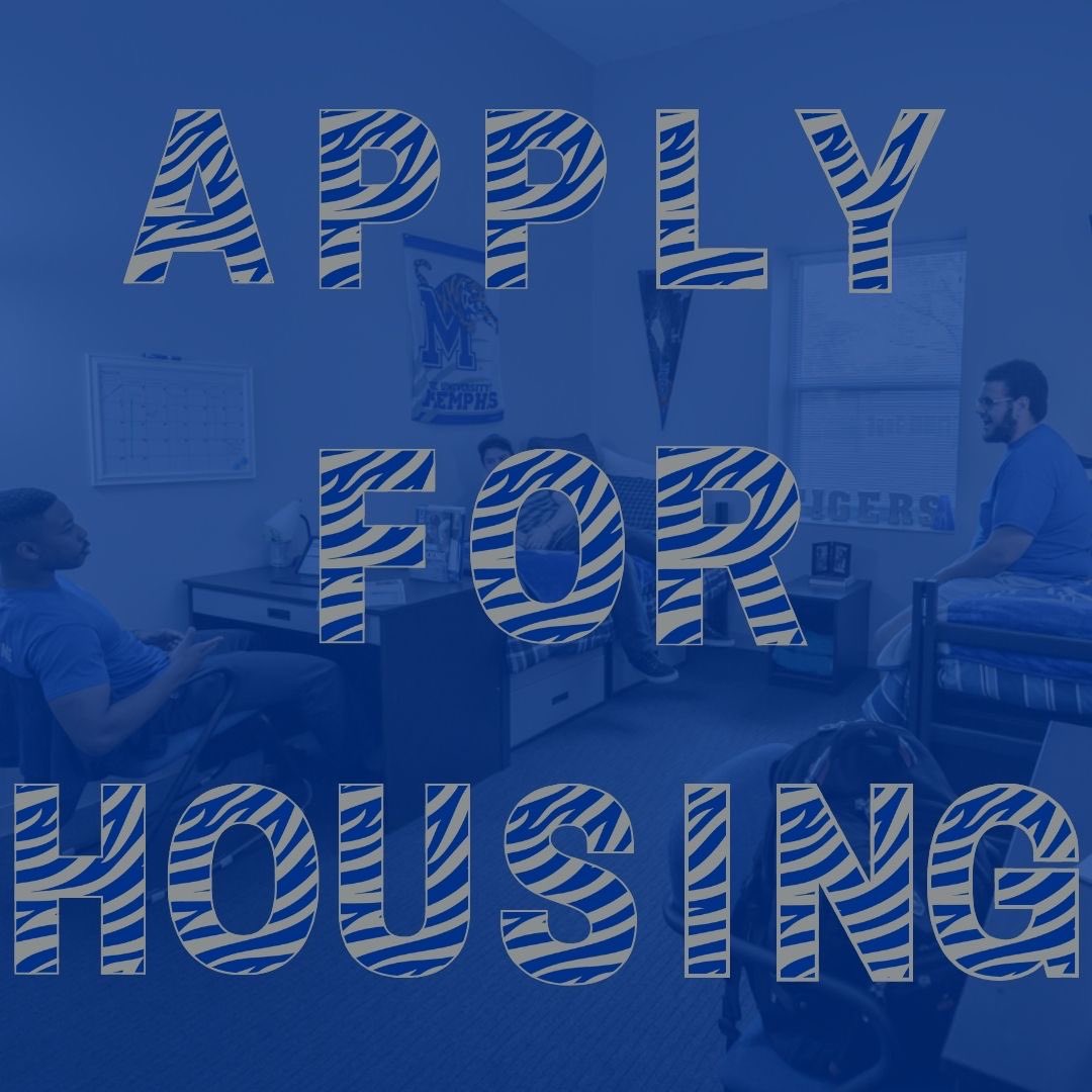 ATTENTION TIGERS: The Spring Housing Application is still open! If you need housing for the Spring 2025 semester (next semester), apply today! The link is in our bio. Visit Memphis.edu/reslife for more info! 🐯