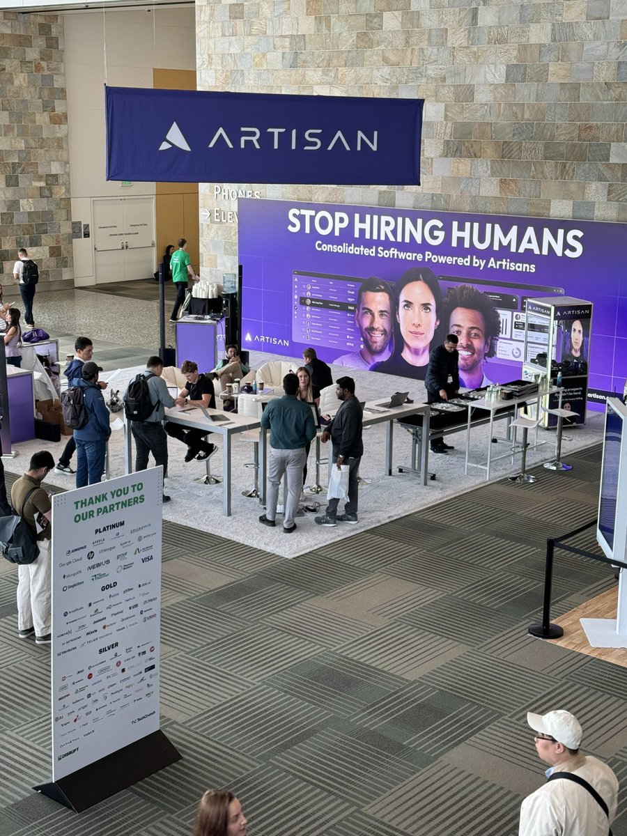 The theme at #TechCrunchDisrupt2024 this year is again - hiring AI!