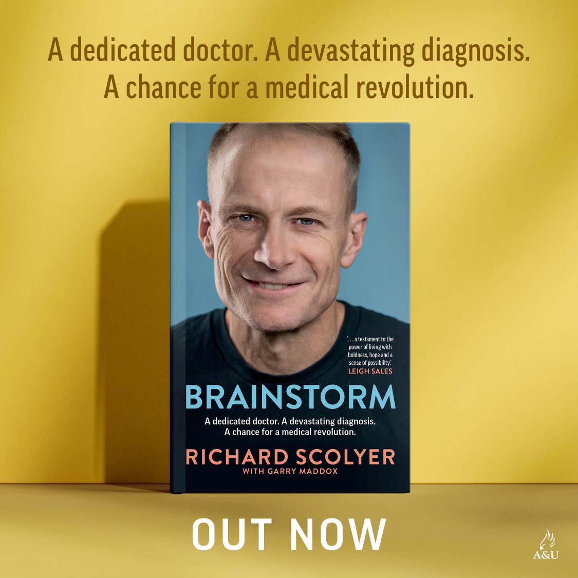 Today my memoir, Brainstorm, written with Garry Maddox, is published. I'm thrilled to share my story with you.
 
Brainstorm tells the story of my life, from my childhood, the road that led me to medicine, my wonderful family, my contributions to medicine and science and my