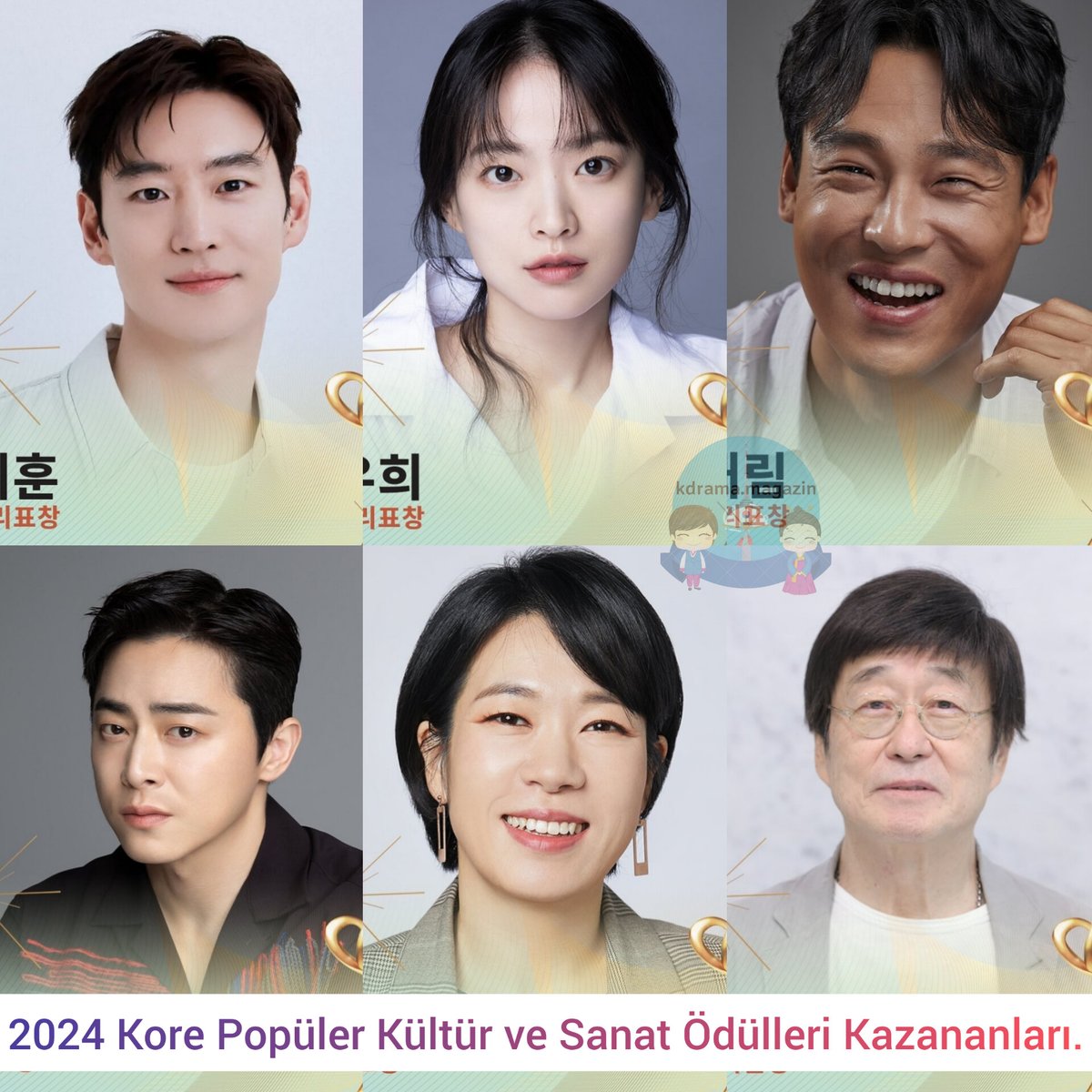 kdrama_magazin's tweet photo. 2024 Kore Popüler Kültür ve Sanat Ödülleri Kazananları:
🌸Eungwan Kültürel Liyakat Nişanı
#ShinGoo
#KangBooJa
🌸Bogwan Kültürel Liyakat Nişanı
#KimChangWan
#LimKiHong
🌸Okgwan Kültürel Liyakat Nişanı
#LeeMoonSe
🌸Hwagwan Kültürel Liyakat Nişanı
#ChoiSooJong https://t.co/acYBPzTgEn