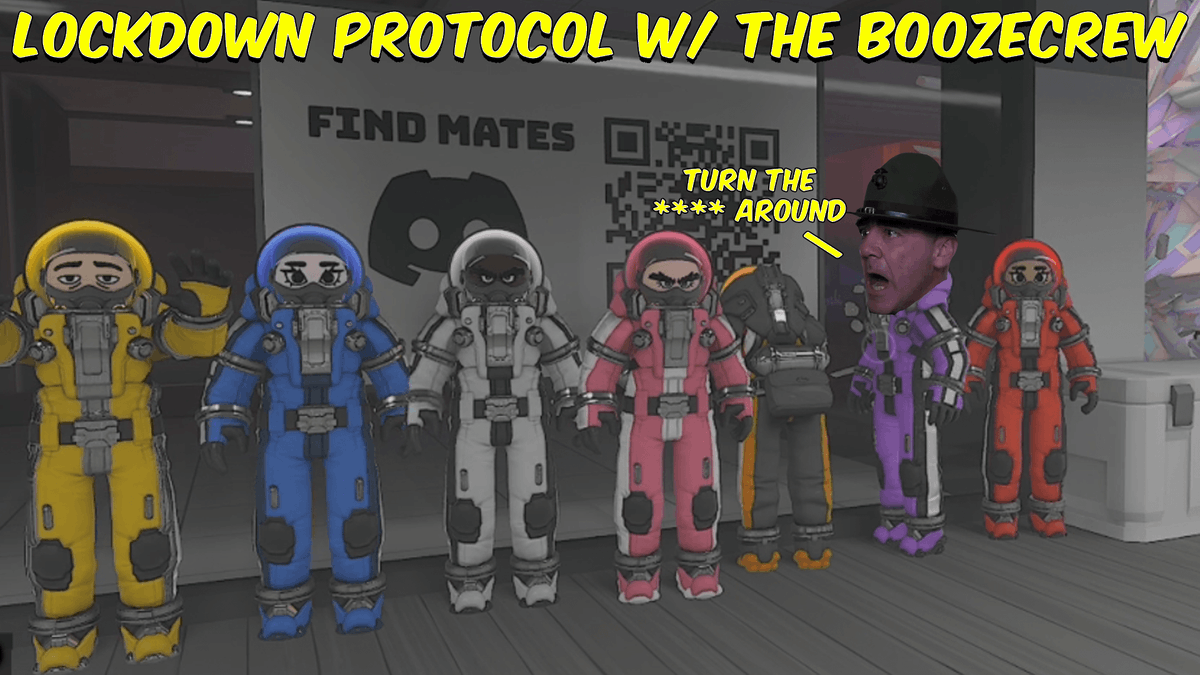 DaBOOZER1's tweet photo. Lockdown Protocol "Basically Among Us with๐ซ" ๐
#BoozeCrew #Boozers
https://t.co/vSaOHt2mpi https://t.co/a4pfYZzhf1