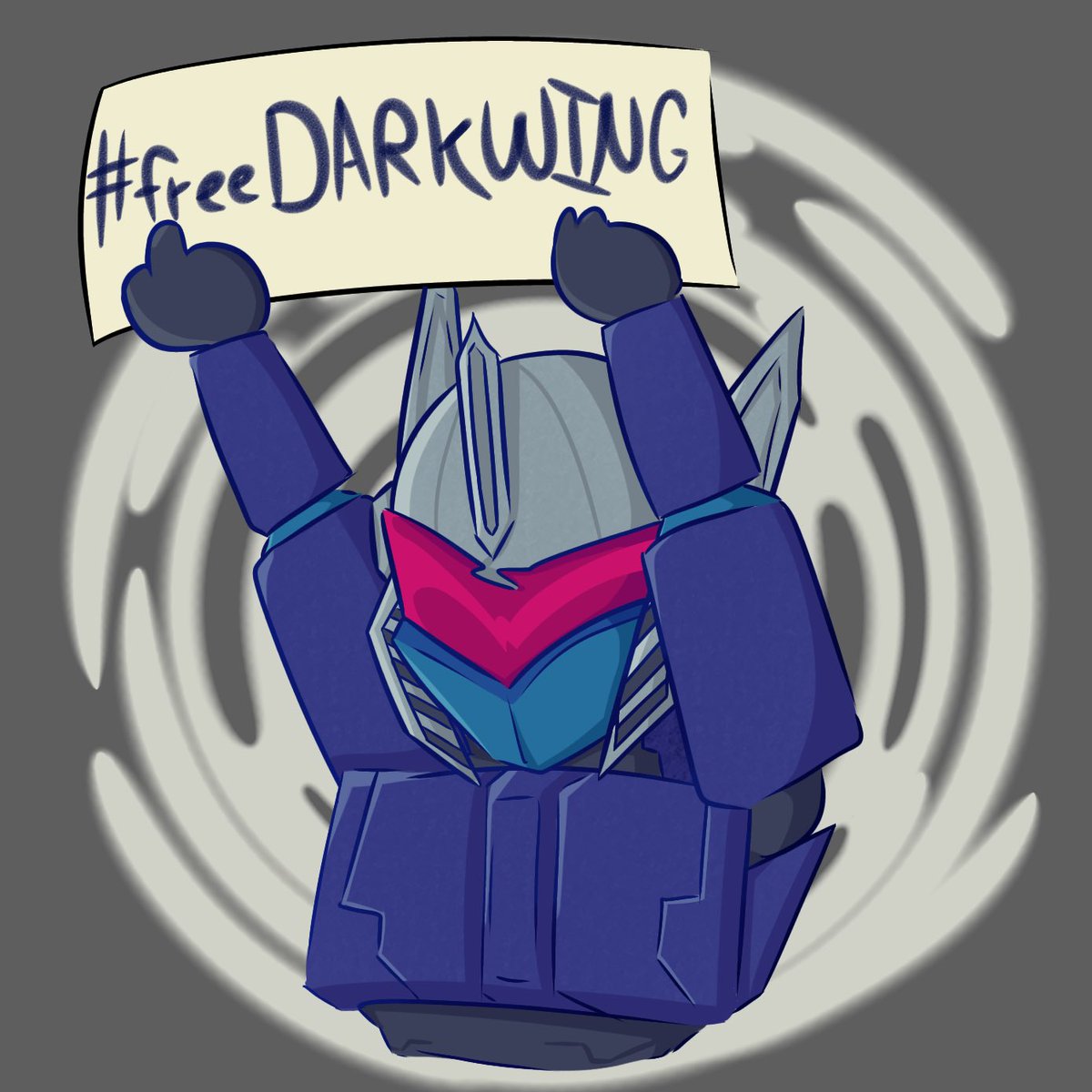 AloraKimberley's tweet photo. Made something quick, in the event that DW isnt able to get his account back, come follow this one!
Hopefully he can get his account back, but until then, #freeDARKWING
#SAVEDARKWING
No miner must go unpunished!! https://t.co/qEz8QBRij3