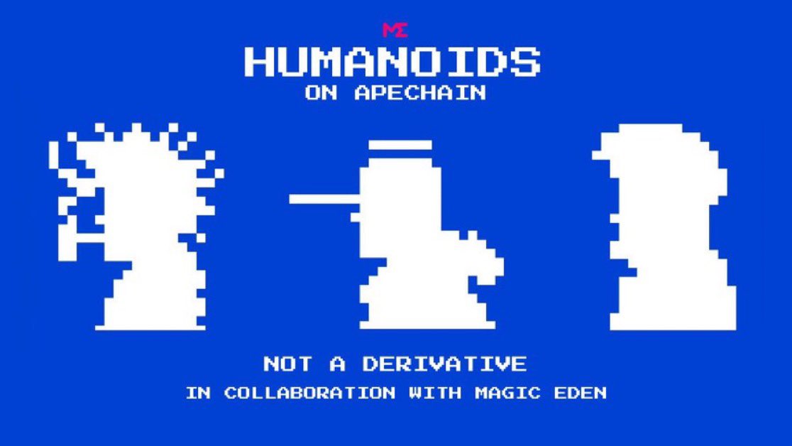 Humanoids by <a href="/BR4ted/">₿🧞‍♂️</a> giveaway 

Mint Price: FREE
Supply: 4,269
Chain: ApeChain

Prizes: 5 FCFS WL

To enter: 

- Follow <a href="/danbuildss/">Dan</a> 
- Like &amp; Retweet this post
- Reply with your ETH Address

Good Luck ♥️