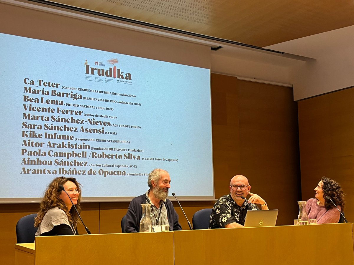 CEGAL (@libreriascegal) on Twitter photo 24,25&26 octubre24, se ha celebrado Irudika Encuentro Profesional Internacional de la Ilustración, en Vitoria-Gasteiz. En representación de CEGAL ha asistido Sara Sánchez, Directora Gerente, participando en la ponencia "Residencias artísticas". Gracias <a href="/irudika_eus/">Irudika</a> y <a href="/eliyelpez/">elisabeth.perez.fernandez</a>. 24,25&26 octubre24, se ha celebrado Irudika Encuentro Profesional Internacional de la Ilustración, en Vitoria-Gasteiz. En representación de CEGAL ha asistido Sara Sánchez, Directora Gerente, participando en la ponencia "Residencias artísticas". Gracias <a href="/irudika_eus/">Irudika</a> y <a href="/eliyelpez/">elisabeth.perez.fernandez</a>.