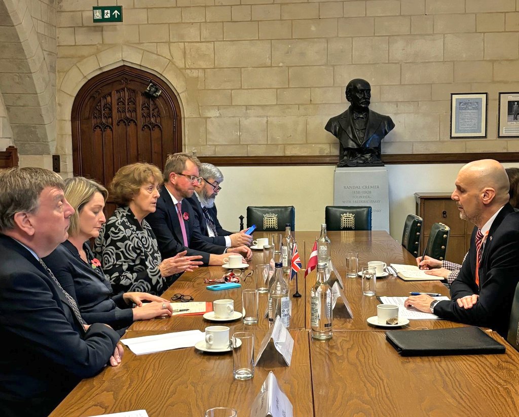 Great exchange w/ HE Amb Atis Lots <a href="/LVembassyUK/">Latvia in the UK - #StandWithUkraine 🇺🇦</a> after recent 🇬🇧 interparliamentary visit to #Latvia 🇱🇻 by <a href="/jessicamordenmp/">Jessica Morden MP</a> <a href="/JWhittingdale/">Sir John Whittingdale MP</a> @BaronessRos &amp; <a href="/JohnSlinger/">John Slinger MP</a> to meet key ministers &amp; counterparts in <a href="/Jekaba11/">Saeimas ziņas</a> on bilateral issues &amp; mutual efforts to support #Ukraine 🇺🇦