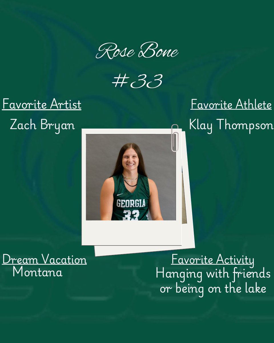 Get to know junior Rose Bone!!
#BringtheThunder