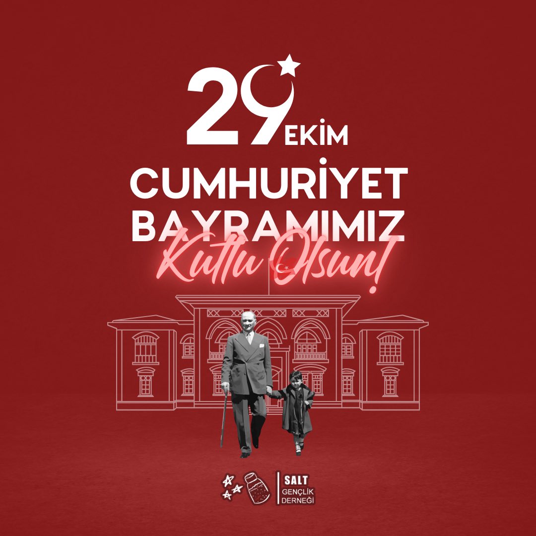 saltgenclik's tweet photo. Cumhuriyetimizin 101. Yaşı Kutlu Olsun! 🇹🇷🎉
Cumhuriyet, ilelebet! 

#29ekim #cumhuriyet #mustafakemalatatürk https://t.co/MQ1e9rYkk2