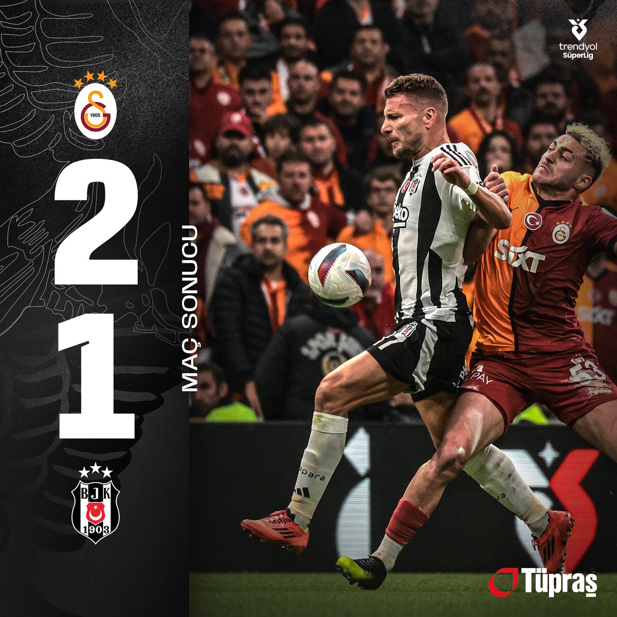 MAÇ SONUCU | #GSvBJK [2-1]