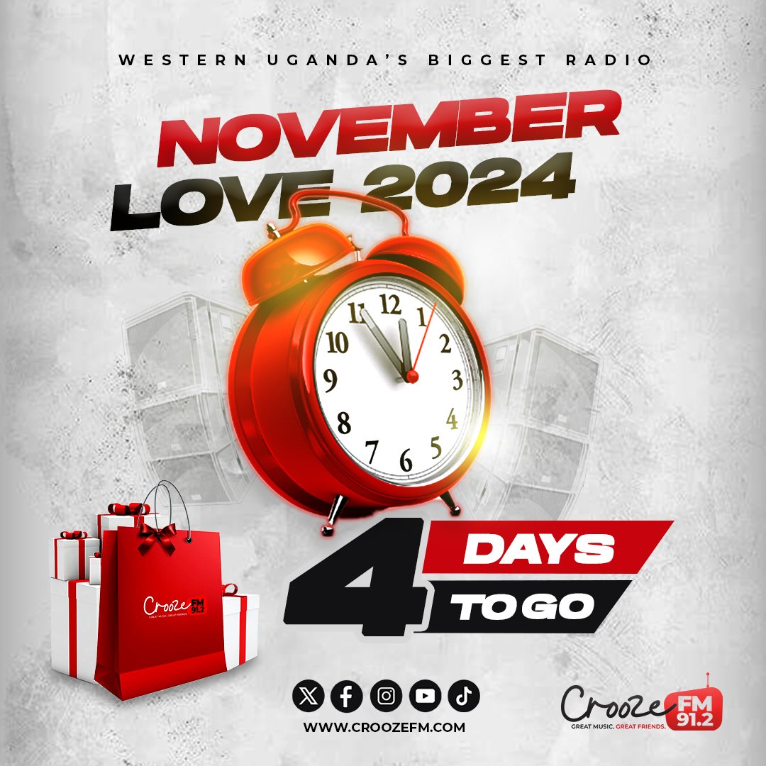 912CroozeFM's tweet image. 🎉 4 DAYS until November Love 2024 kicks off! 🎉
Who do you want to meet this season? 🥳
#NovemberLove2024
#CountdownToFun
#CroozeFM