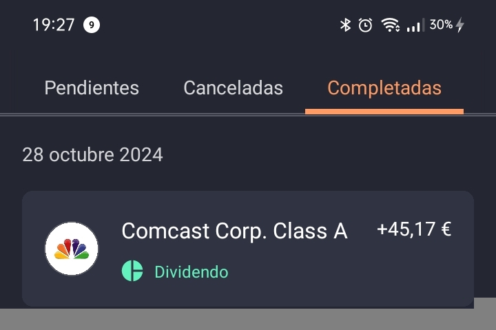 DivdoCreciente's tweet image. Cobrados los #dividendos de:

#Comcast                  $CMCSA
#AmericanTower      $AMT