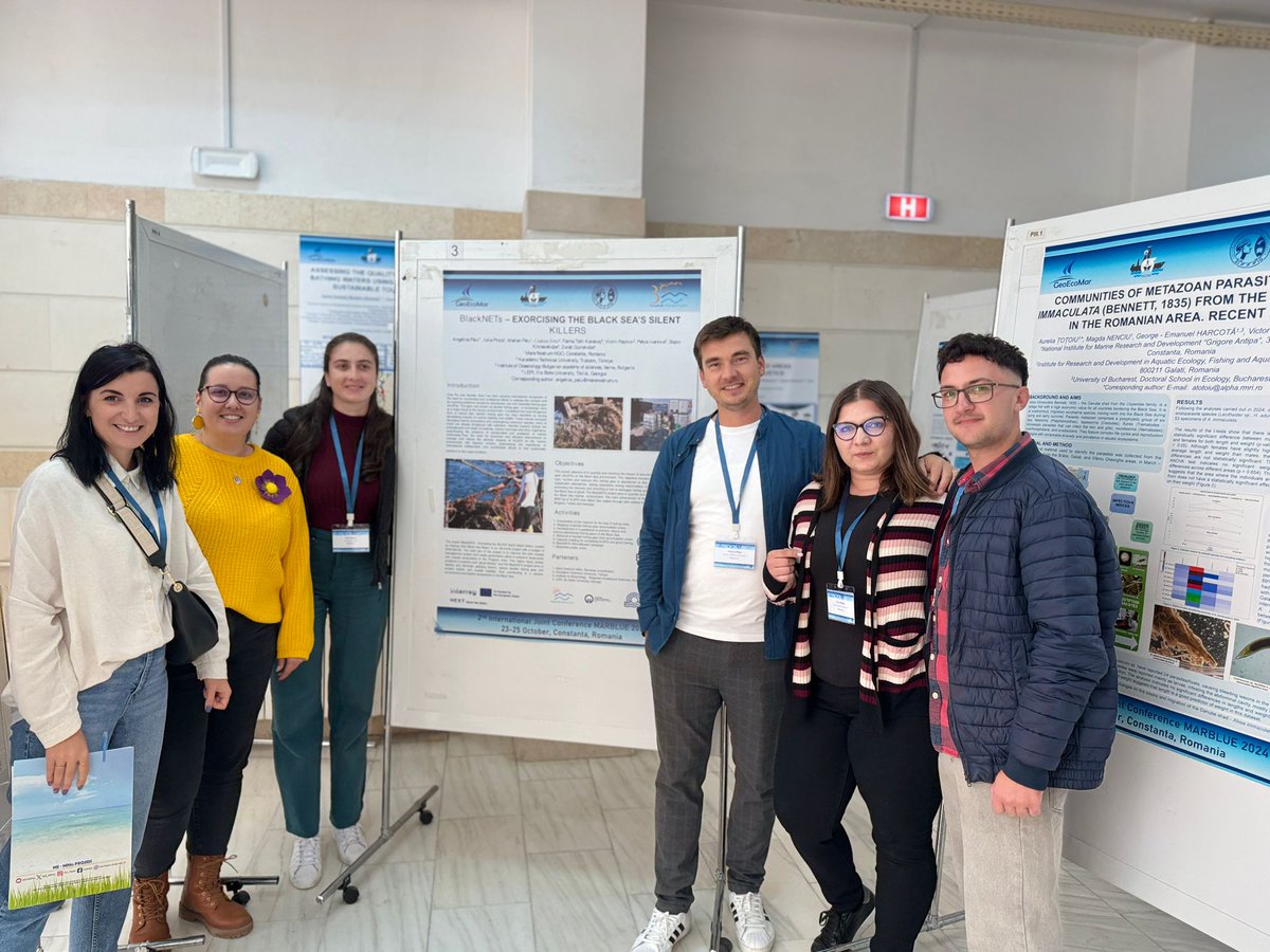 BlackNETs_BS's tweet photo. 🌊 Exciting news from #Marblue2024!  Over 200 participants joined us in #Constanta, #Romania last week for 3 days of insightful discussions about the #BlackSea.  The #BlackNETs team was there to highlight our work combating #GhostGear! #GhostBuster #InterregNextBSB #biodiversity https://t.co/gAo8U5z1St