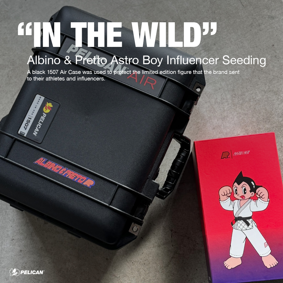Check out a recent collaboration with Albino and Preto on the launch of an exclusive co-branded Astro Boy collection, which includes apparel, jiu jitsu gi and training attire, and collectible figure by Toyqube. 

Read more: pelican.com/us/en/discover…