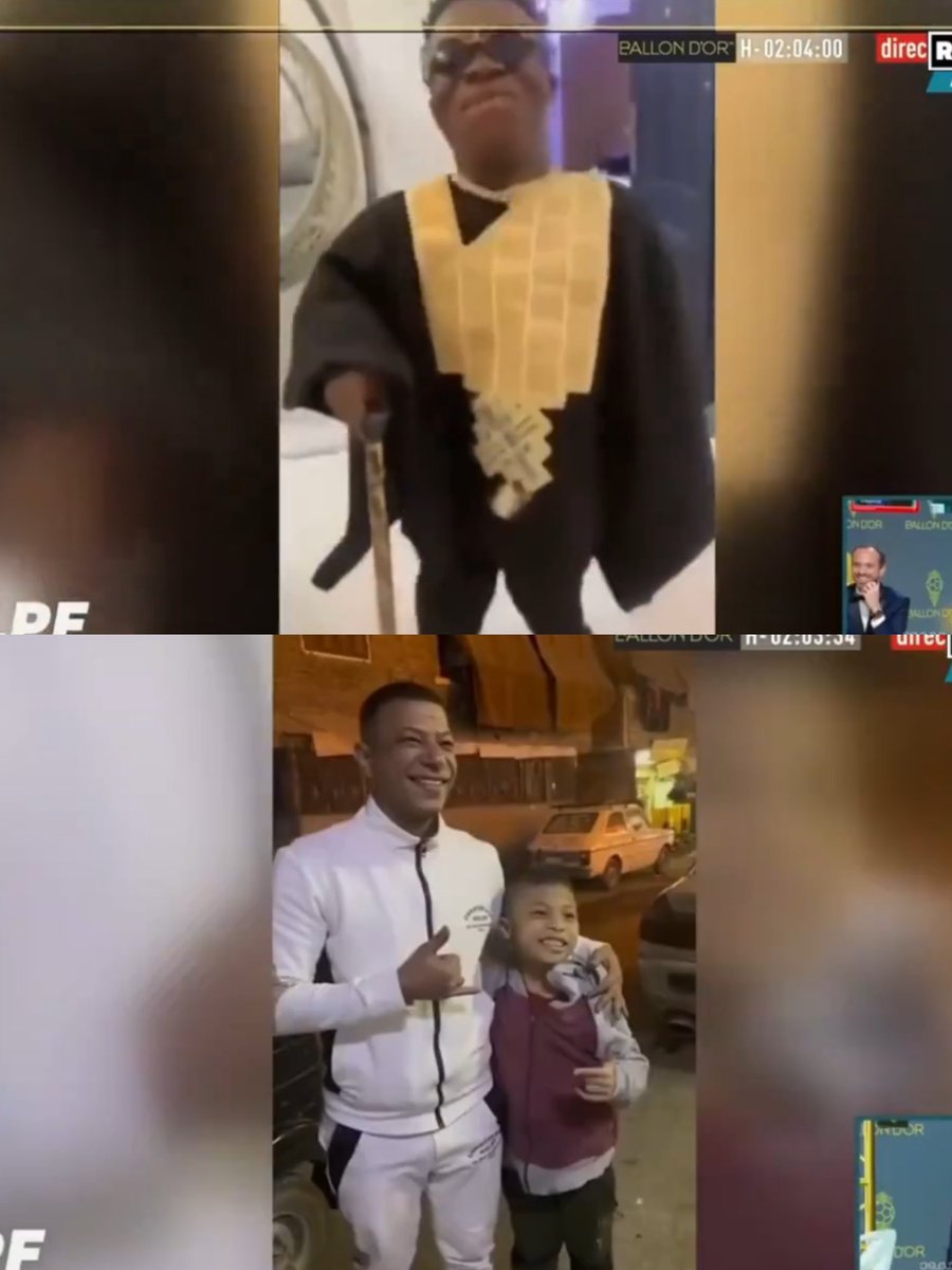 theMadridZone's tweet photo. 🚨Official Ballon d’Or/ L’equipe broadcast making fun of Vini Jr. and Kylian Mbappé… https://t.co/VtppkbLBeU