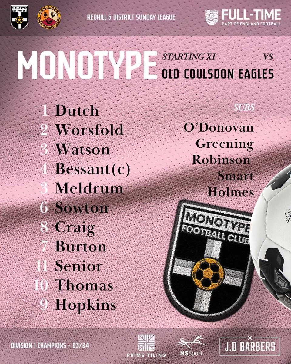 TheMonotypeFC's tweet photo. Type back to winning ways in the league cup as we beat OCE 6-1. Goals from @callumhopkins15 x2, @BenSenior11 x2, @C18George and Ramz. Onto Oxted on the weekend 💪🏻 #MFC #UTT https://t.co/o0rPvRszGC