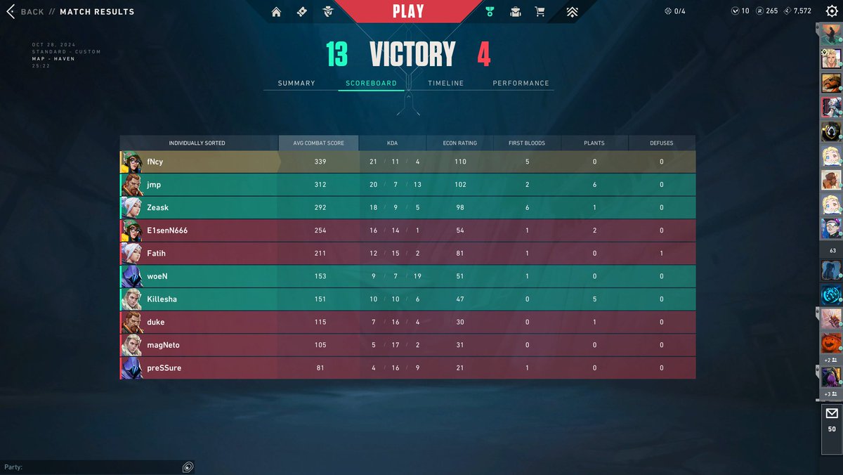 INTEL MONSTERS TR turnuvası top 4# secured
13-4 vs <a href="/tntesportslfo/">There is No Tomorrow</a> 
13-5 vs <a href="/NEANLATIONBOLM/">NEANLATIYONBOLM(LFO)</a> 
Rakiplerimizin ellerine sağlık.