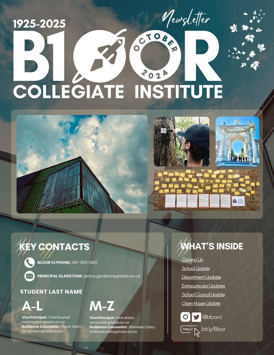 Bloor Collegiate Institute tweet media