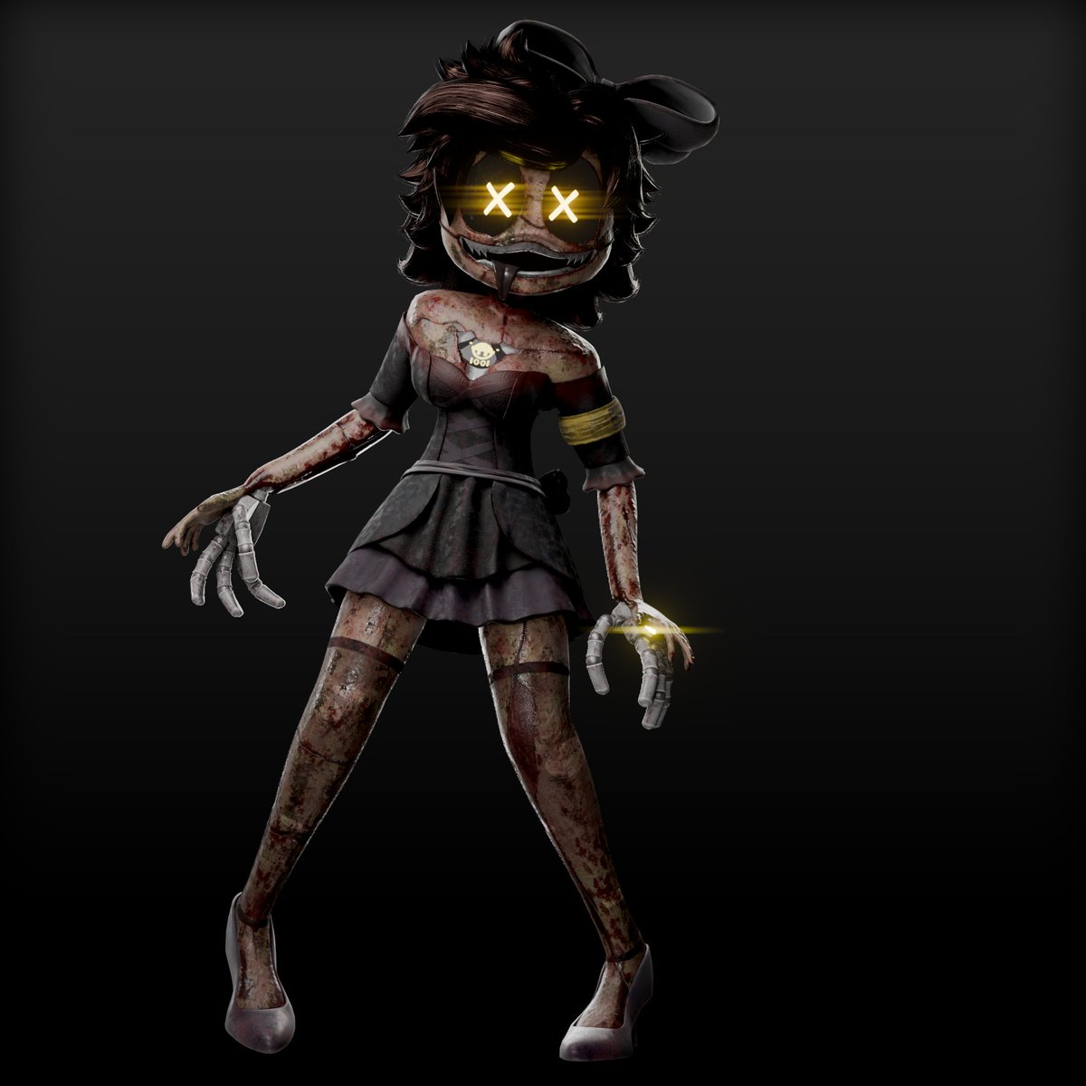 My Cyn model with a small redesign.

#Blender #Murderdrones