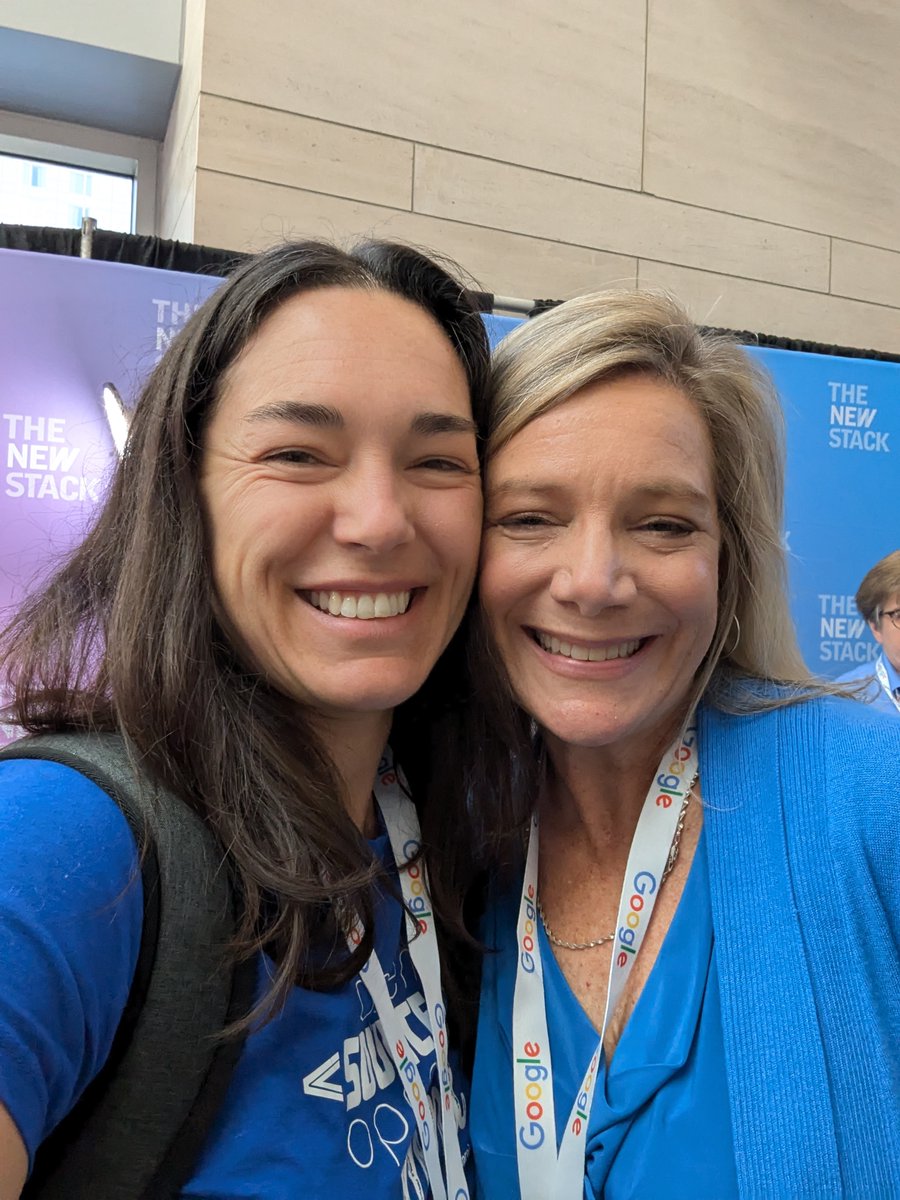 This lady and I. We RAN that ISH at Opensource.com for a hot minute - she was my right hand, and then she became THE HAND. Love her and am happy she's with <a href="/thenewstack/">The New Stack</a> now 😍 #friendsofopensource