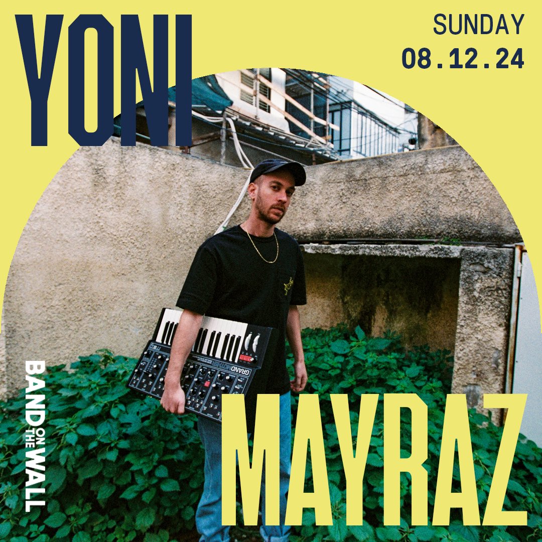 Yoni Mayraz (@yonimayraz) on Twitter photo Stoked to be playing in Manchester for the first time this December🤜 I’ve heard so many stories about this city… let’s see if it lives up to the hype👀 See you at <a href="/bandonthewall/">Band on the Wall</a> on Sunday, December 8 Stoked to be playing in Manchester for the first time this December🤜 I’ve heard so many stories about this city… let’s see if it lives up to the hype👀 See you at <a href="/bandonthewall/">Band on the Wall</a> on Sunday, December 8