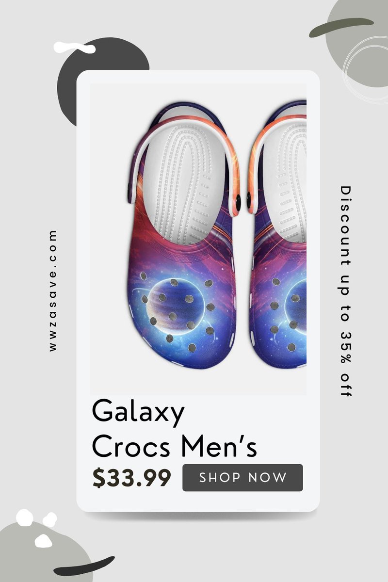Gifts9DotCom's tweet image. Waterproof Galaxy Crocs Mens: A Must-Have for Travelers

Link = zasav.com/products/galax… 

Link = zasav.com/collections/ga…

#waterproofcrocs #galaxycrocs #mensshoes #travelgear #footwear
