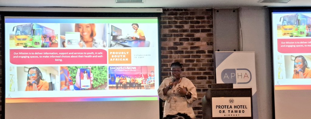 apha_sa's tweet image. @ShoutItNowSA&apos;s Zohaky Mbinjifor walks us through the incredible Shout Model and the impactful work they’re doing with their organization!

#PreVolutionBootCamp 
#APHA
#ShoutItNow