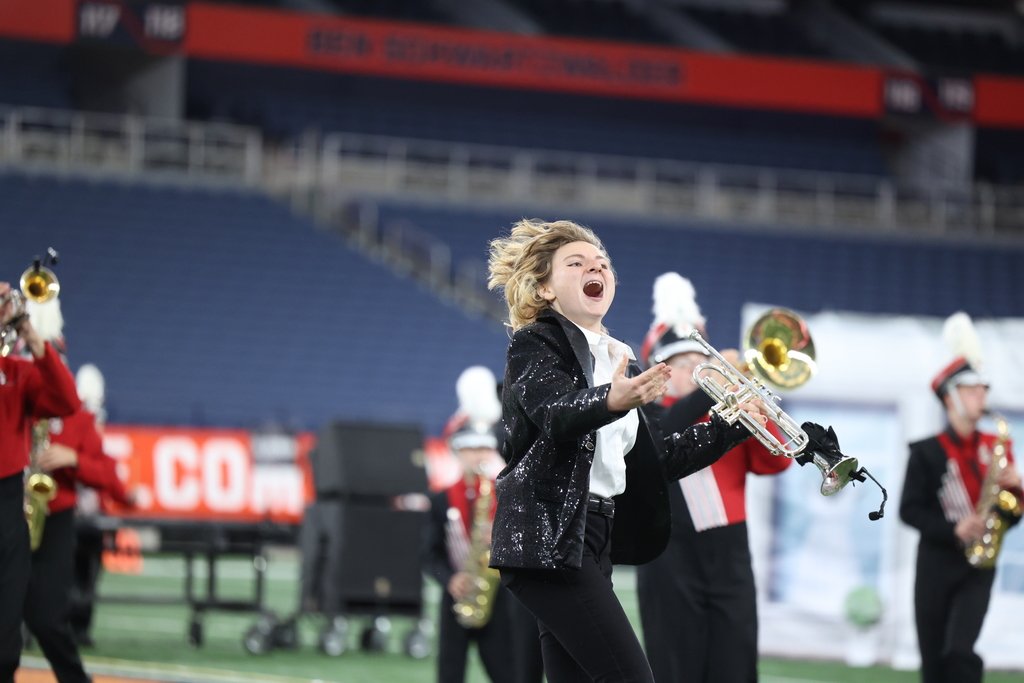 HiltonCSD's tweet photo. A great season for the Hilton Crimson Cadet Marching Band came to a close yesterday with a second-place finish at the New York State Championships in Syracuse.  For pictures from the show, click here:  https://t.co/pnwUCAGrdG https://t.co/FUuG4KMJWO