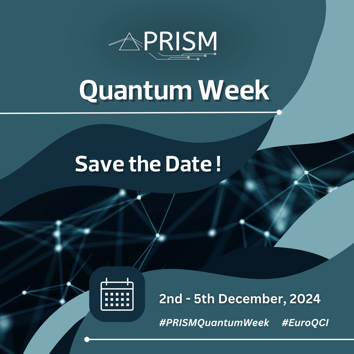 PRISMEuroQCI's tweet image. 🚀 Malta&apos;s PRISM Quantum Week is coming 2–5 Dec! Dive into the future of quantum communication with top experts.

📅 Highlight: Open Forum, 5 Dec at @UniMalta! Talks, poster sessions, and networking await.

👉 RSVP now: prism-euroqci.eu/prism-quantum-… #QuantumWeek #Malta