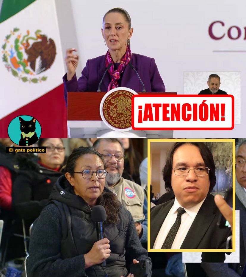 🔴🔴¡Contundente!
La presidenta Claudia Sheinbaum anuncia que ya está apoyando legalmente a la niña de 14 años, acusada por la Fiscalía de Querétaro para que esté 3 años en la cárcel y encima pague una multa de 500 mil pesos a su abusador:

"No estamos de acuerdo. Estamos en