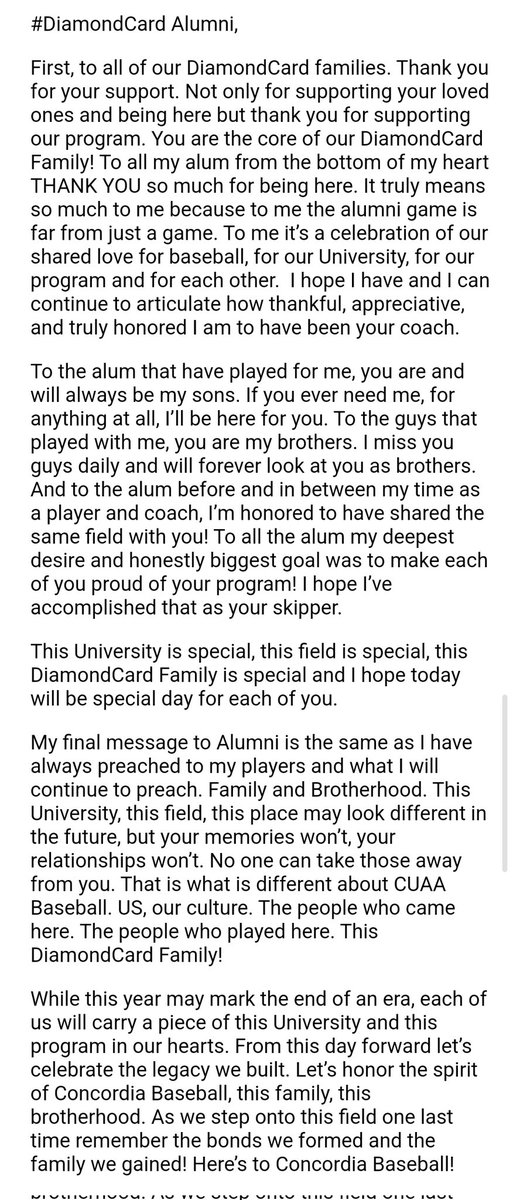 Concordia Baseball tweet media