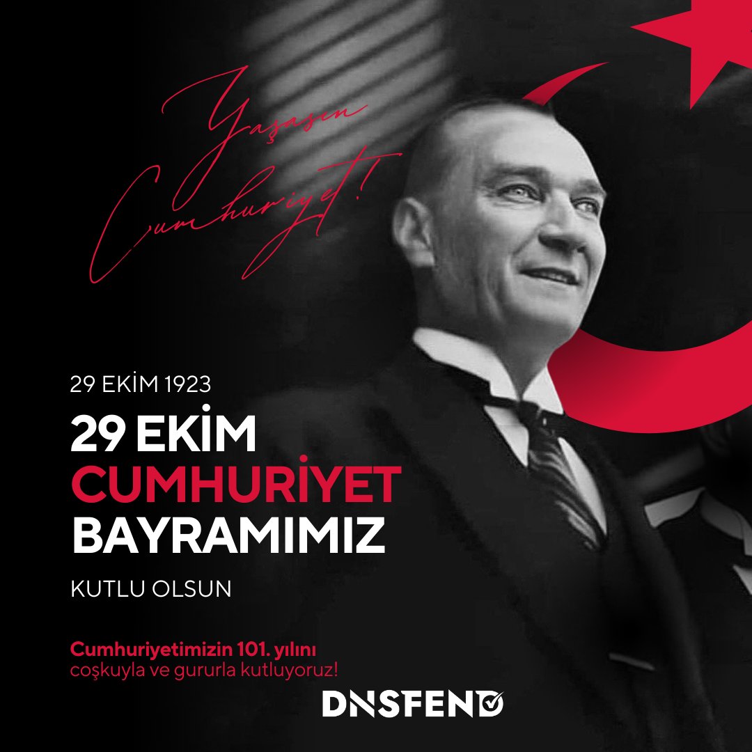 fatih_tanriver's tweet photo. Cumhuriyetimizin 101. yılını büyük bir gurur ve mutlulukla kutluyoruz. Gazi Mustafa Kemal Atatürk ve tüm kahramanlarımızı minnetle anarken, geleceğe umutla bakmaya ve bu değerli mirası yaşatmaya devam edeceğiz. #29Ekim Cumhuriyet Bayramı’mız kutlu olsun! https://t.co/UHmN6hduUY