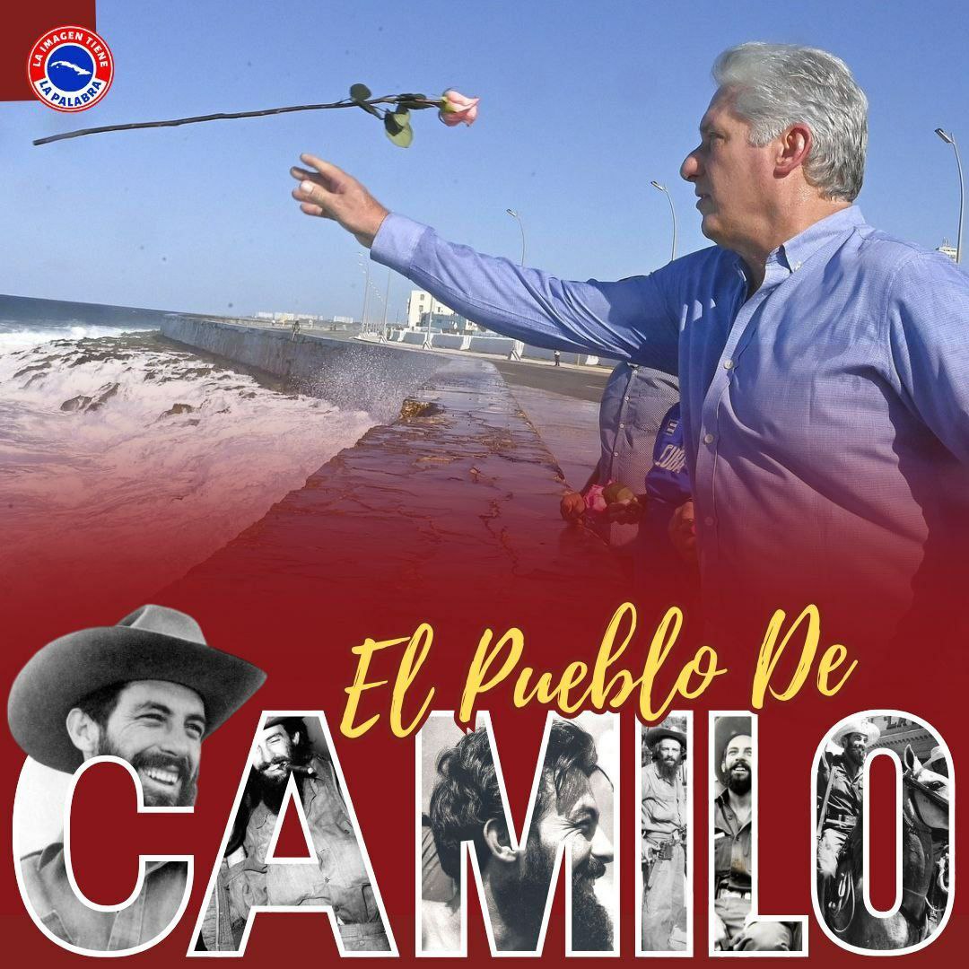 Camilo salió del pueblo.  Era un hombre como ustedes.  ¡Entre ustedes puede haber uno o puede haber muchos Camilos! Lo que necesitó él fue la oportunidad, fue la ocasión de poder demostrar sus magníficas y extraordinarias virtudes. <a href="/cubacooperaven/">Brigada Médica Cubana en Venezuela</a>
#ElPuebloDeCamilo