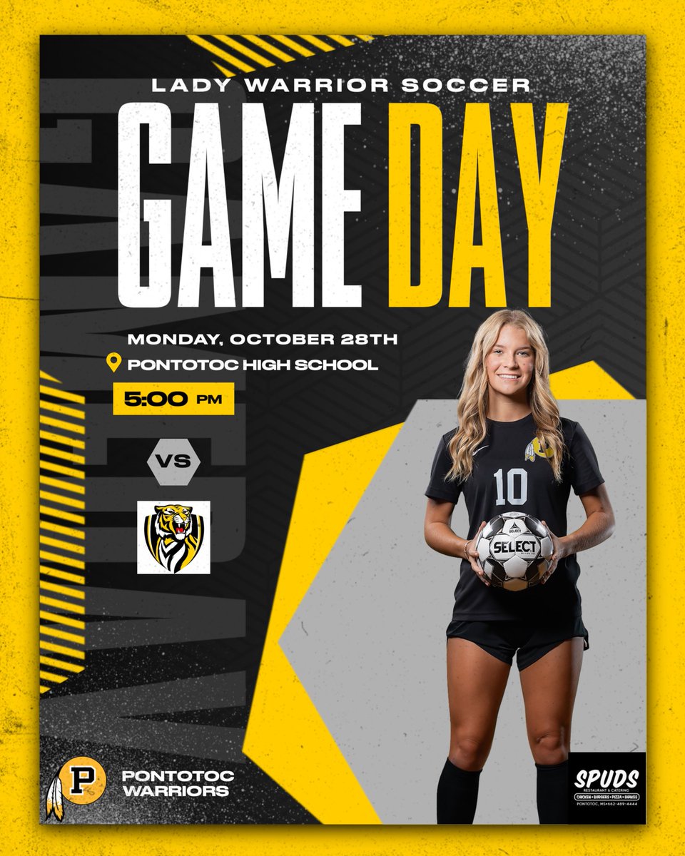 PontotocSoccer's tweet photo. It’s officially gameday! Come out and support your Warriors as they kick the season off!
⚽️ Game Day!
🆚 @RipleySoccer 
🏟️ Pontotoc High School
⏰ 5/7
🌡️ 82° ☀️ https://t.co/7KGhRz6anI