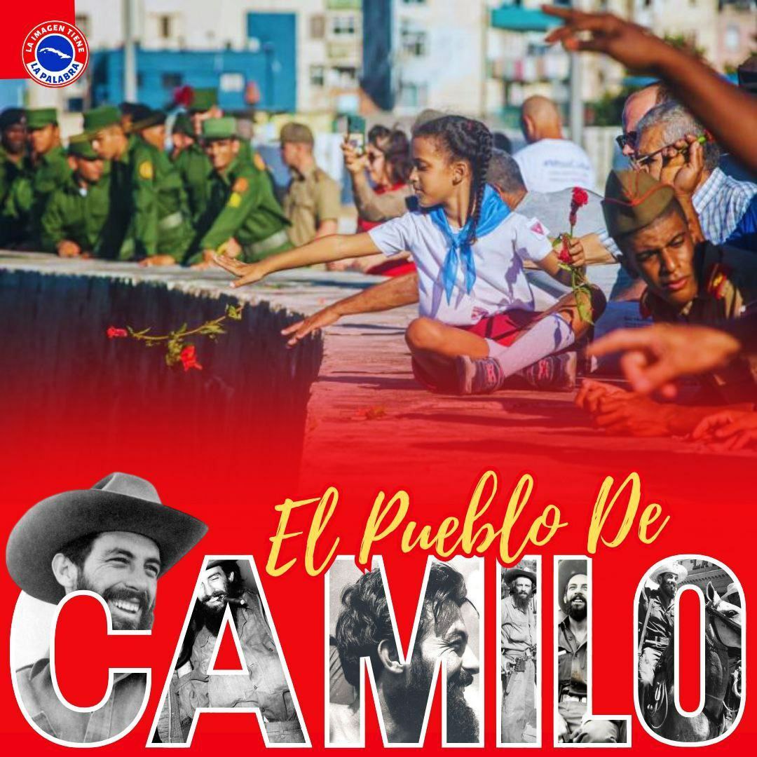 Camilo salió del pueblo.  Era un hombre como ustedes.  ¡Entre ustedes puede haber uno o puede haber muchos Camilos! Lo que necesitó él fue la oportunidad, fue la ocasión de poder demostrar sus magníficas y extraordinarias virtudes. <a href="/cubacooperaven/">Brigada Médica Cubana en Venezuela</a>
#ElPuebloDeCamilo