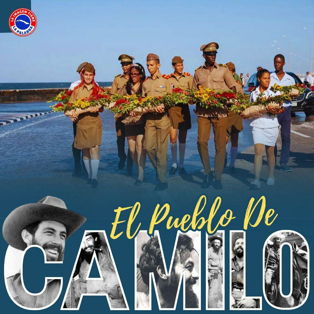 ¿Cuál fue la proeza de Camilo? Camilo se separó de nosotros no sé cómo, se dirigió al cuartel, entró al cuartel y desarmó a los conspiradores, los sometió.”
<a href="/cubacooperave/">Cubacoopera Venezuela</a> #ElPuebloDeCamilo