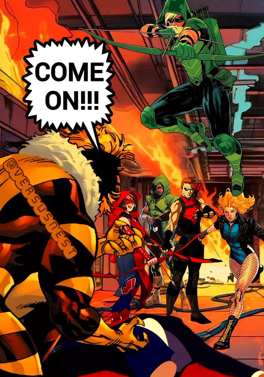 WhoWouldWin13's tweet photo. #Sabretooth❌ VS #TeamArrow🏹
(Marvel VS DC)
Who wins, and why⁉️
#whowouldwin #deathbattle #SHPOLL24 https://t.co/1cnbfC30EZ
