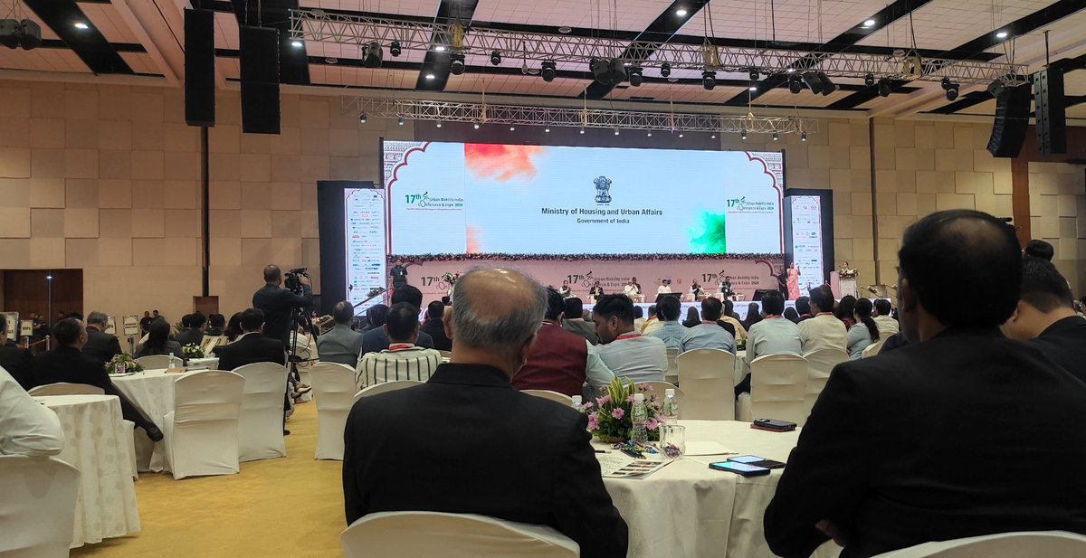 CPPRIndia's tweet photo. @dhanuraj and @Nikhil_Ali_ of #CPPRIndia at the 17th #UrbanMobilityIndia Conference &amp; Expo 2024, organised at MMCEC, Gandhinagar, Gujarat on Oct 25-27, 2024.

#UMI2024 #UrbanMobility #TransportPlanning #UrbanTransport #UrbanMobilityIndia #Tier3City #CompactCity #MobilitySolutions https://t.co/exLfVOeToW