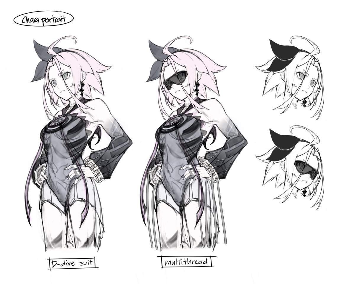 hepiolite's tweet photo. oc character portrait sketches https://t.co/LMO3inHQ1u