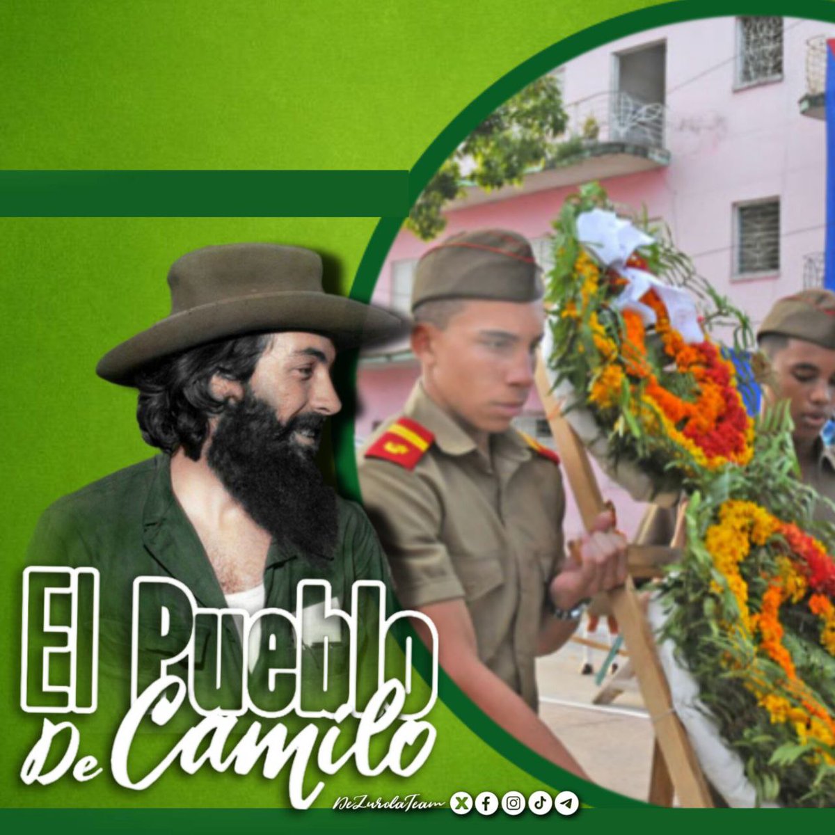 CAMILO CIENFUEGOS ha vencido la muerte y los años para permanecer indeleble en nuestra memoria”. 
<a href="/cubacooperaven/">Brigada Médica Cubana en Venezuela</a>
#ElPuebloDeCamilo