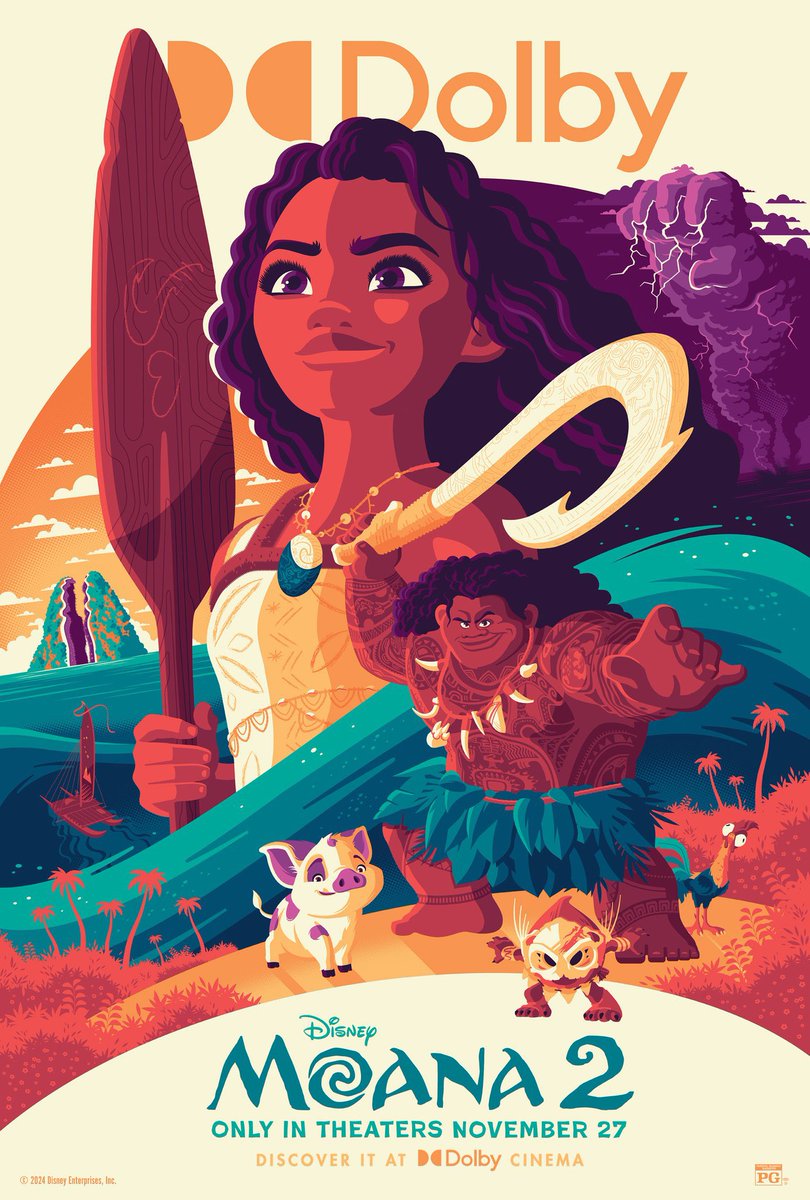 FilmUpdates's tweet photo. New posters for ‘MOANA 2’ have been released.

In theatres November 27. https://t.co/LQ93dKJf6Q