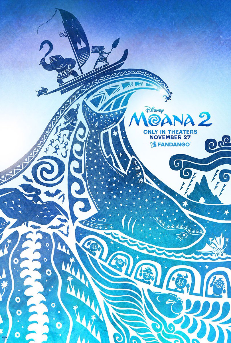 FilmUpdates's tweet photo. New posters for ‘MOANA 2’ have been released.

In theatres November 27. https://t.co/LQ93dKJf6Q