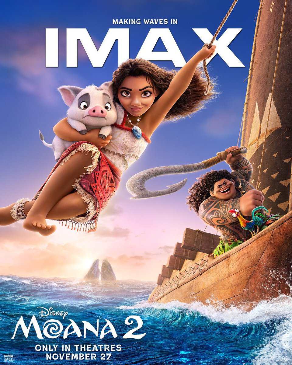 FilmUpdates's tweet photo. New posters for ‘MOANA 2’ have been released.

In theatres November 27. https://t.co/LQ93dKJf6Q