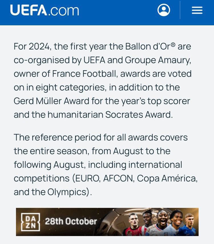 roig_RM's tweet photo. El primer año que entra la UEFA a organizar el balón de oro hay un robo histórico al Real Madrid y a Vinicius. 

Imagino que ser el club responsable de impulsar la Superliga, el modelo que desafía el monopolio de la UEFA, no tiene nada que ver. 

El fútbol está podrido. https://t.co/h1P009PfsH