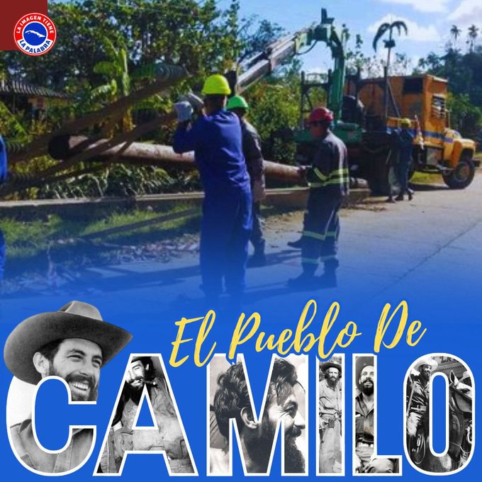 El ejemplo y la vida de #Camilo nos convocan: 65 años después de su desaparición física, Cuba sigue rindiendo homenaje a su estirpe de guerrillero intrépido, de amigo, de trabajador infatigable... de revolucionario.
<a href="/cubacooperaven/">Brigada Médica Cubana en Venezuela</a> #ElPuebloDeCamilo #FuerzaGuantánamo #UnidosXCuba
