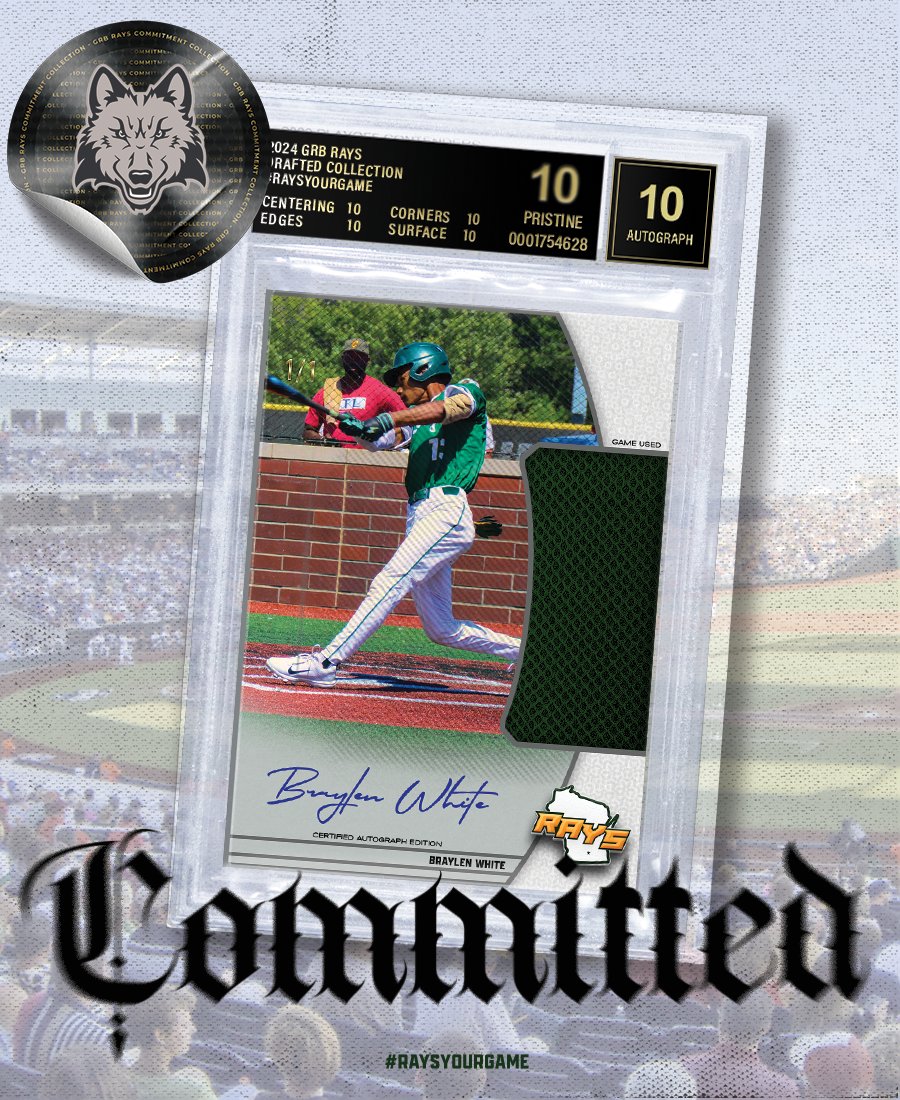 GRB Rays 2025 OF <a href="/braylenWhite12/">Braylen White</a> has committed to <a href="/mcpackbaseball/">WolfPack Baseball</a>!! Congrats, Braylen!!