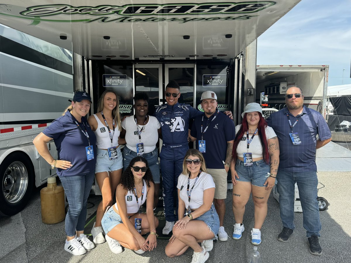 ArmaniWilliams_'s tweet photo. Solid weekend @NASCAR_Xfinity @HomesteadMiami Started P37, finish P35. Pit stops good and lap times improved. Thank you @BlueSprigAutism Can’t wait for 2025. Hero Cards: https://t.co/vUFtQSmrSZ #NASCARXfinity #BlueSprig #VisitMesa #JoeyGaseMotorsports #AutismAwareness https://t.co/TAIhcogUG3