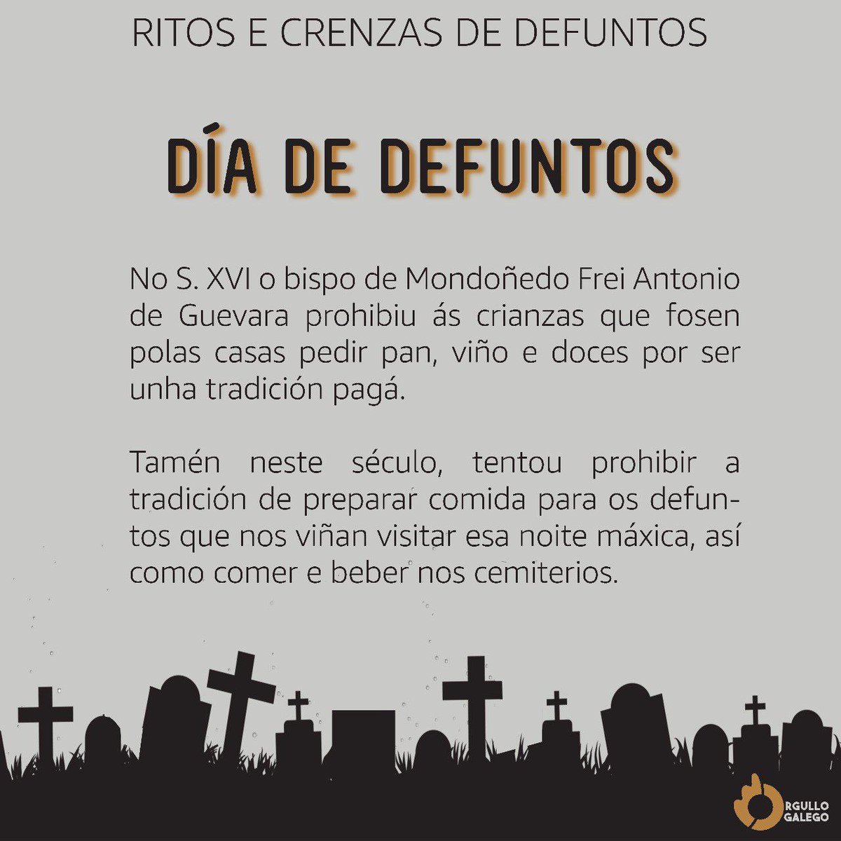 Ides alucinar con isto🎃

👻🎃En Galicia sempre houbo tradición de pedir polas casas tanto en Defuntos coma no Nadal, Entroido...

👉Sabías que o que chaman hoxe "truco ou trato" (por influencia estadounidense) existiu toda a vida en Galiza e a igrexa tentou prohibilo?

👇