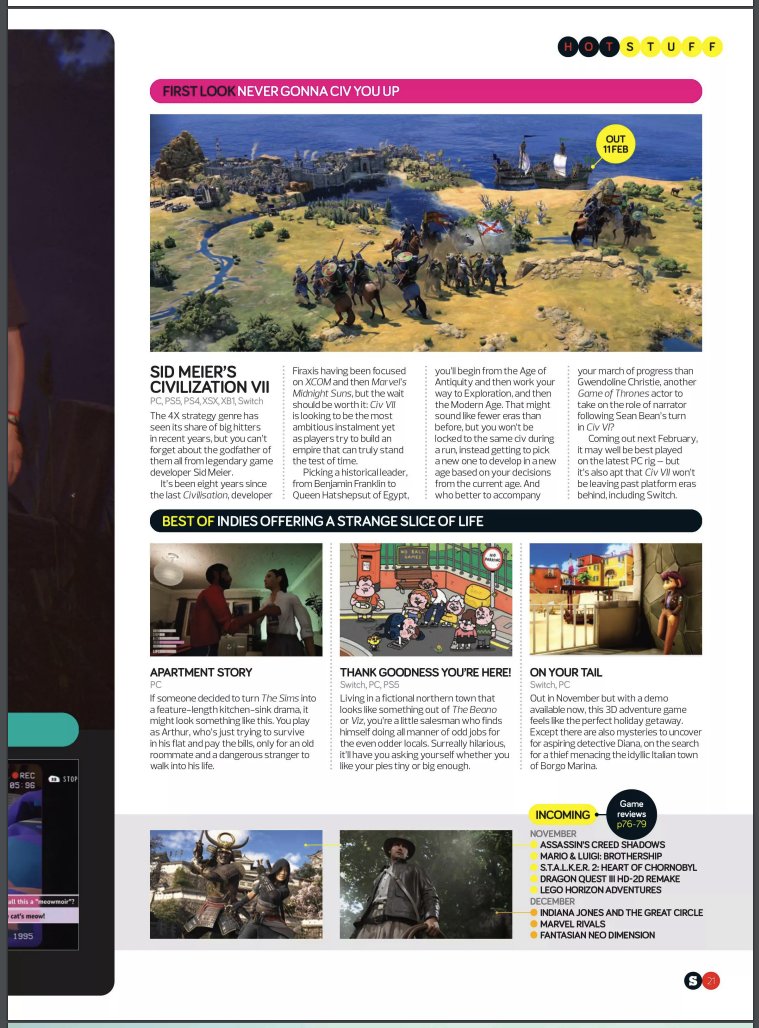 Take a peek in the December issue of <a href="/StuffTV/">Stuff</a> magazine, and you'll find Apartment Story from <a href="/SeanWenham1/">Sean Wenham APARTMENT STORY</a> keeping some good company.