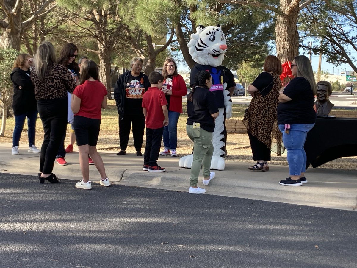 Getting ready to kick off red ribbon week at ecisd.