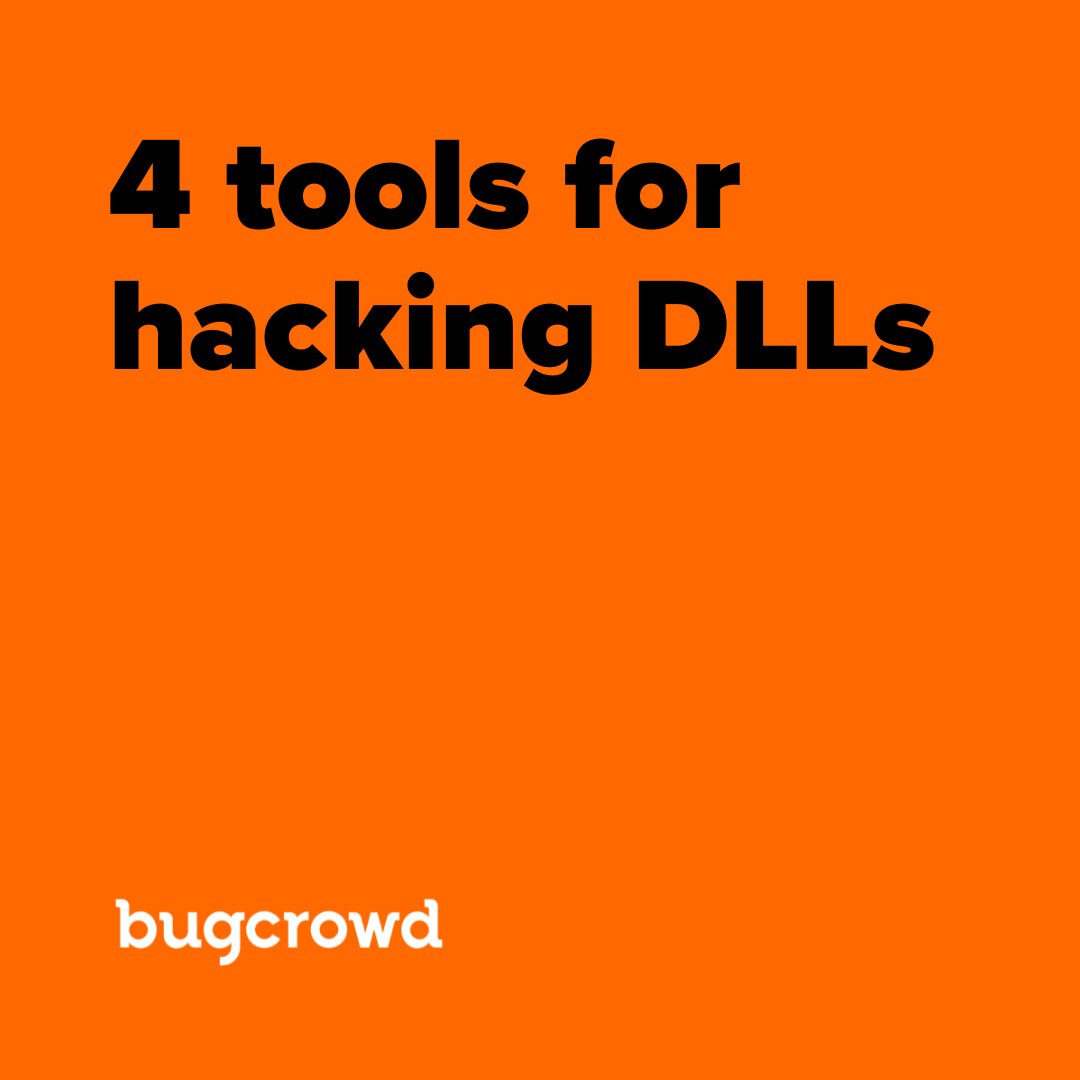 Bugcrowd's tweet image. Reverse-engineering DLLs requires the right tools to uncover vulns.

4 tools for hacking DLLs 🧵👇